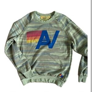 Aviator Nation Camo Logo Pullover